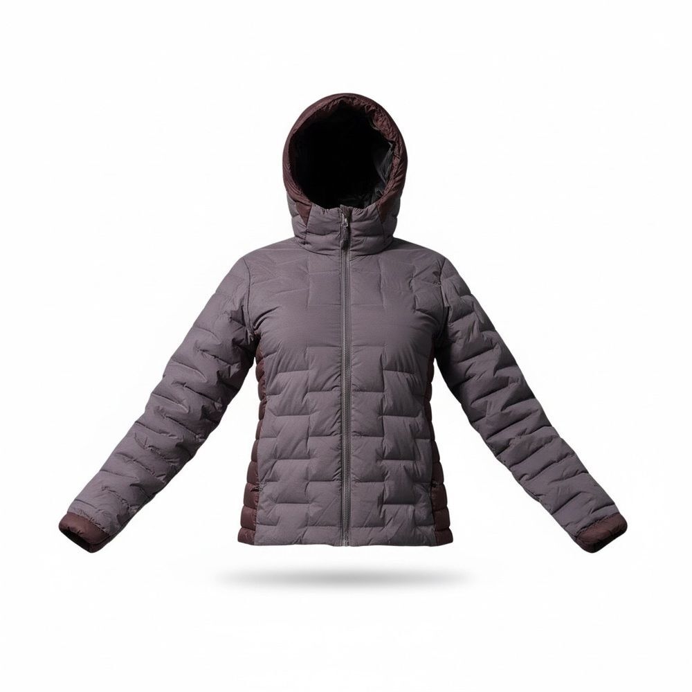 Mountain Hardwear Nitrous Women’s Small Hooded Down Jacket Plum Puffer
